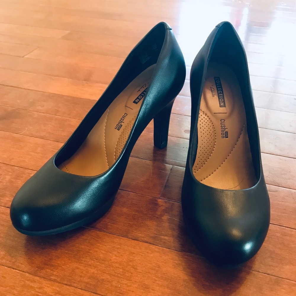 Never Worn Clark’s Leather Heels